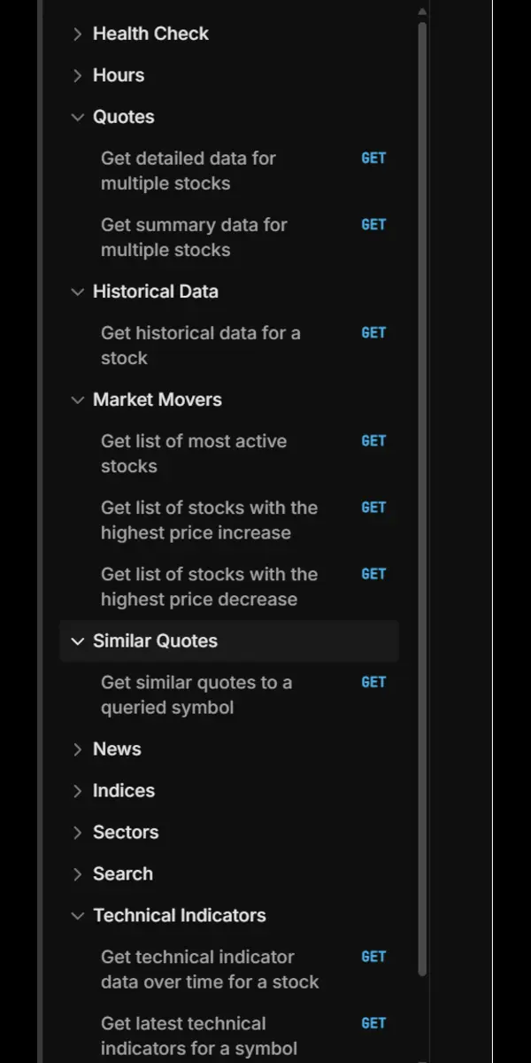 FinanceQuery screenshot 3