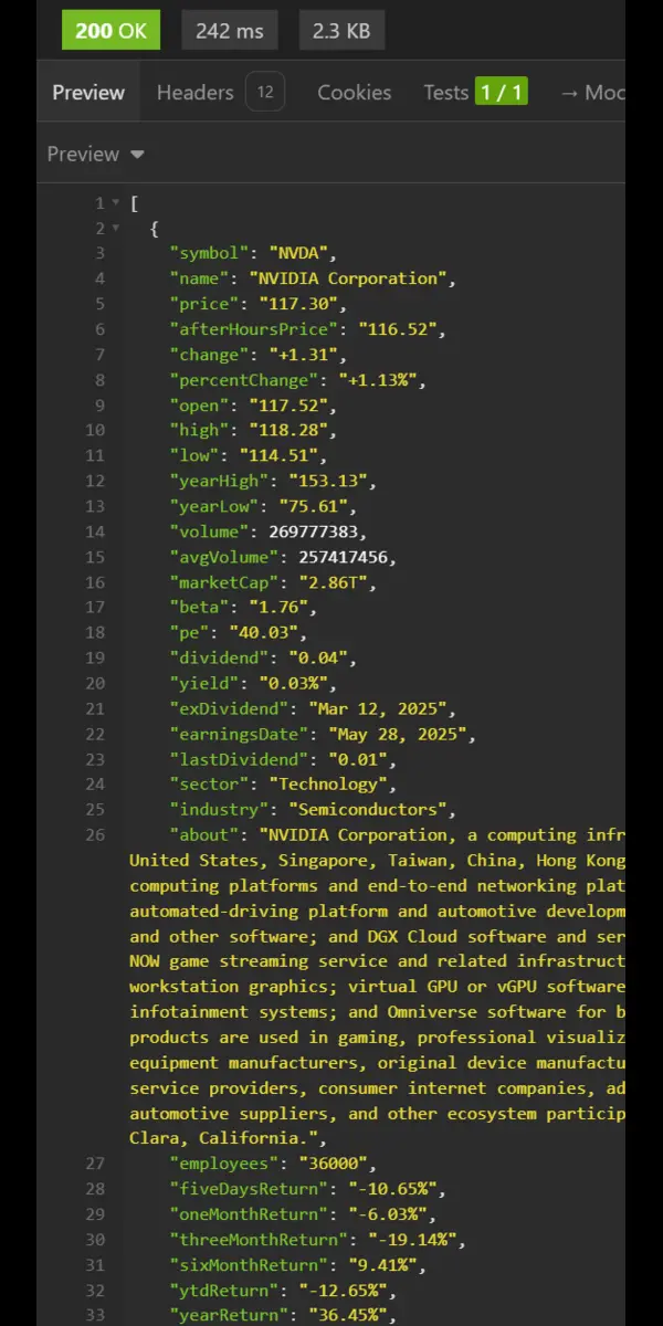 FinanceQuery screenshot 4